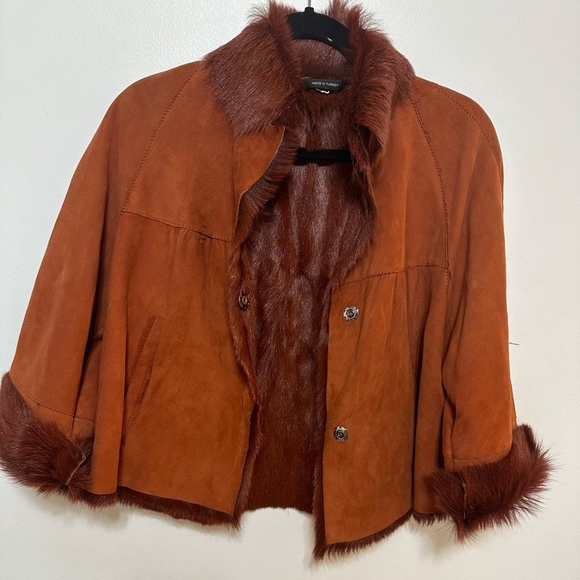 Hugo Boss crop fur jacket - Picture 3 of 9